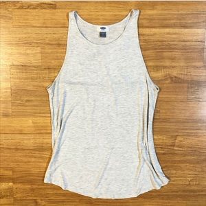 OLD NAVY High Neck Light Gray Tank-Large